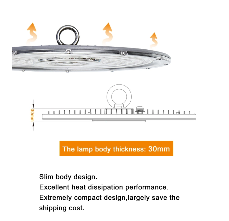 New Product Industrial Explosion Proof UFO Linear LED High Bay Light Outdoor Smart 50W 100W 150W 200W